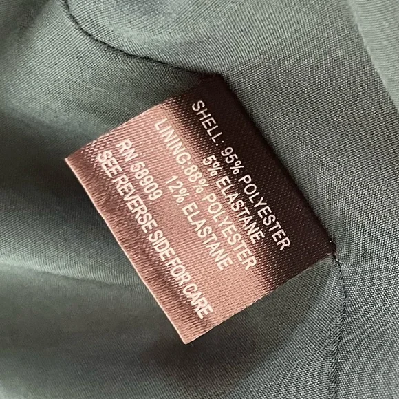 GIANNI BINI | Emerald Satin Ruched Puff Shoulder Mini Cocktail Dress | Size 2 - Picture 8 of 10